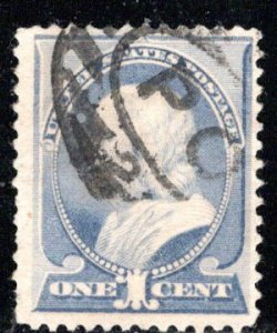 United States Scott # 212, used