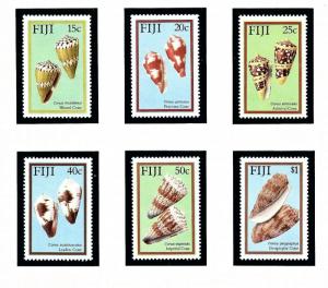 Fiji 564-69 MNH 1987 Cone Shells