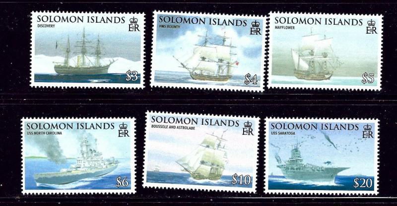 Solomon Is 1130-35 MNH 2009 Ships