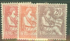 KZ: France 133-5 mint CV $126