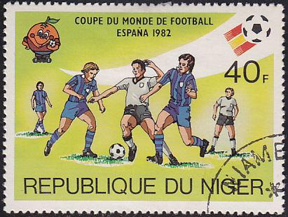 Niger 557 Spain '82 World Cup Soccer 1981