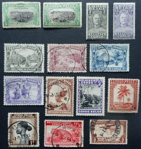 Packet, 28 Different Belgium plus 14 from Belgian Congo, mostly used