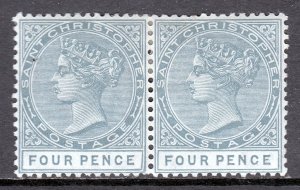 St. Christopher - Scott #14 - Pair - MH - SCV $3.20