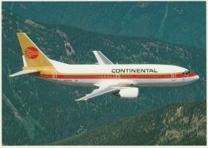 7805 Aviation Postcard CONTINENTAL BOING 737-300 Airlines-