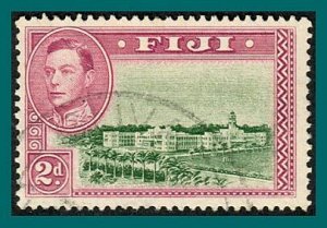 Fiji 1942 Government Buildings, 2d used  #121,SG255