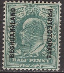 Bechuanaland Protectorate; 1906: Sc. # 76; *+/MLH Single Stamp