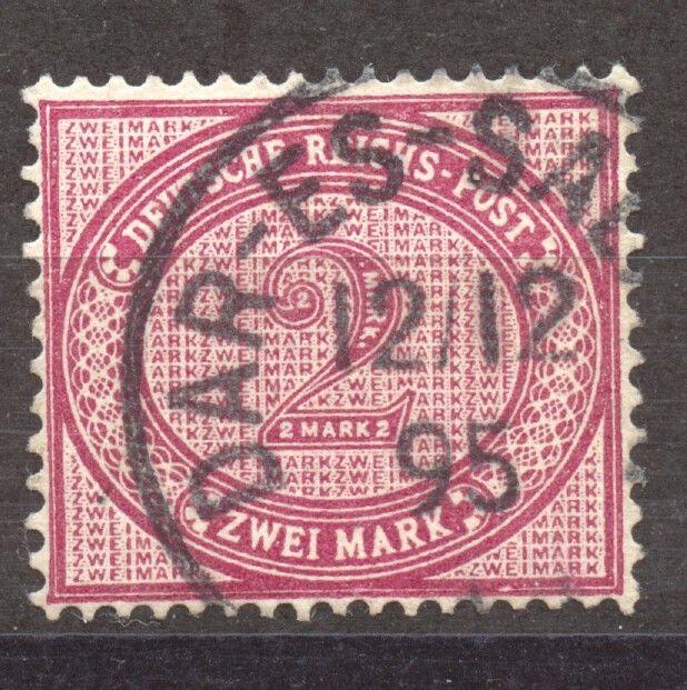 German East Africa, 1895 Forerunner Michel V 37 e, VF used,  DES cancel