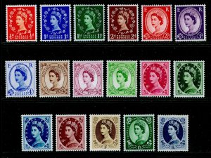 SG515-531, COMPLETE SET (1 of each value), M MINT. Cat £100. WMK TUDOR.