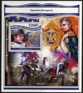 CENTRAL AFRICA  2017 NAPOLEON BONAPARTE  SOUVENIR SHEET MINT NH