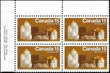 CANADA   #609 MNH UPPER LEFT PLATE BLOCK (1)
