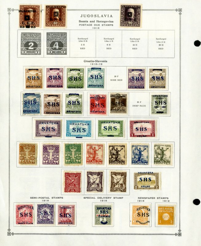 Yugoslavia Clean Loaded Mint & Used 1918 to 1998 Stamp Collection