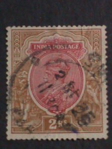 ​INDIA- 1911 SC#94 111 YEARS OLD STAMP-KING GEORGE V USED VERY FINE