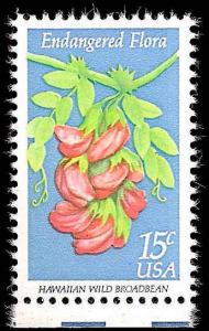 # 1784 MINT NEVER HINGED HAWAIIAN WILD BROADBEAN