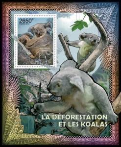 CENTRAFRICAINE 2012 SHEET DEFORESTATION AND KOALAS WILDLIFE