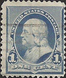 # 219 DULL BLUE USED BEN FRANKLIN SCV-0.75