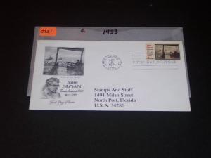 #1433, AC, FDC,LA1, John Sloan
