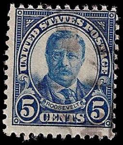 # 637 USED DARK BLUE THEODORE ROOSEVELT