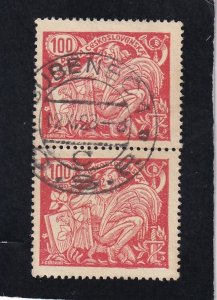 Czechoslovakia,   #   92   used  pair