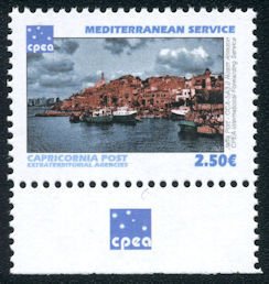 MEDITERRANEAN SERVICE - 2021 -Old Jaffa Port, Israel-Perf 1v-M N H-Private Issue