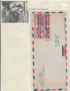 1938 Capt Robert Giffen USN C.O. USS Savannah Fort Worth, TX (54307)