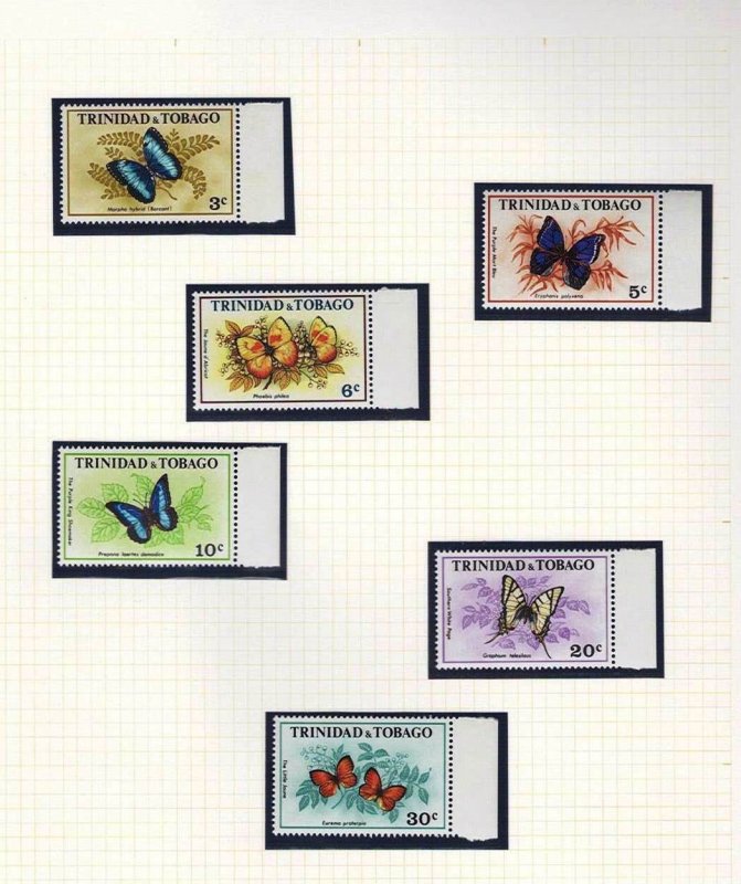 TRINIDAD AND TOBAGO MNH mini sheets sport butterflies (Apx 60+ stamps) TK1554 