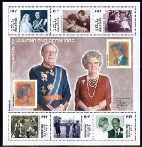 Maldives 2002 - Dutch Royalty (Juliana) Collectors Stamp Sheetlet II Of 6 Rf7