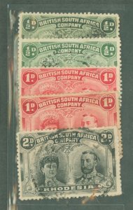 Rhodesia (1890-1923) #101-103 Used