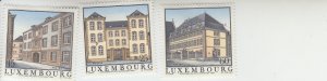 1994 Luxembourg Buildings (3) (Scott 919-21) MH