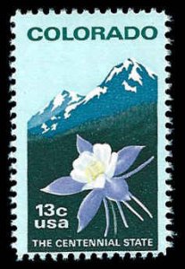 PCBstamps   US #1711 13c Colorado Statehood, MNH, (31)