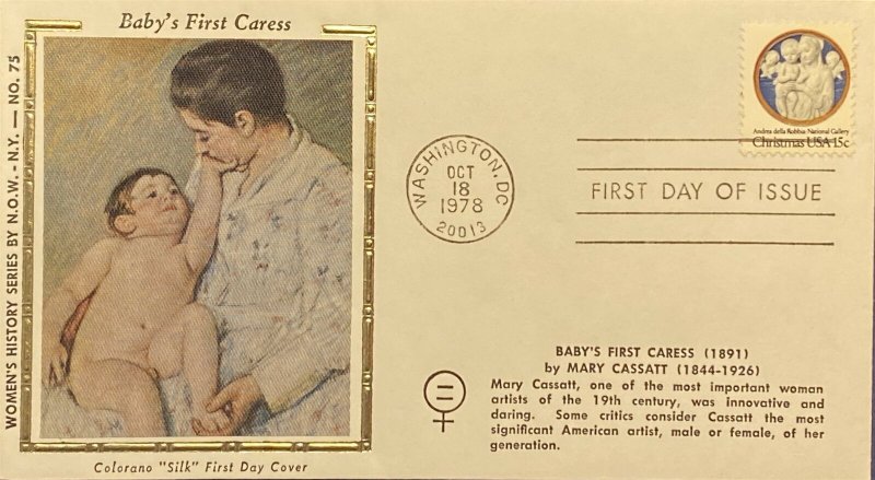 Women's History NOW NYC #75 Baby's First Caress by Mary Cassatt 