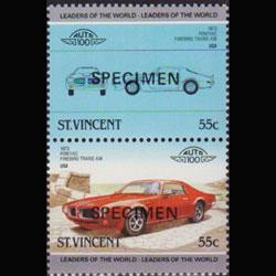 ST.VINCENT 1985 - Scott# 817 Car Specimen 55c NH