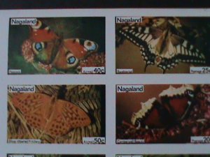 NAGALAND-  BUTTERFLIES MNH-IMPERF-SHEET VF-EST.VALUE $14  LOWEREST PRICE