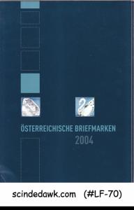 AUSTRIA - 2004 COMPLETE YEAR ISSUE IN A SPECIAL FOLDER (with CRYSTAL M/S)