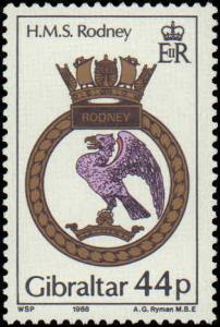 1988 Gibraltar #528-531, Complete Set(4), Never Hinged