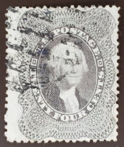 United States, Scott #37, F used, small crease and tiny tear bottom left