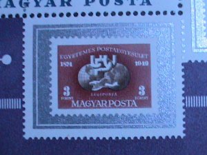 HUNGARY-1975  30TH ANNIV: HUNGARIAN STAMPS SCOTT NOT LISTED RARE-:MNH S/S VF