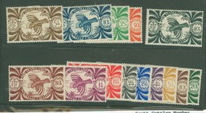 New Caledonia #252-265 Unused Single (Complete Set)