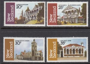 New Zealand 744-7 Buildings mnh