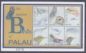2000 Palau 1870-1875KL Birds 7,00 €
