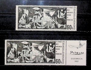 1966 Czechoslovakia Guernica Picasso Brigade's War Service MNH** A23P30F12740-