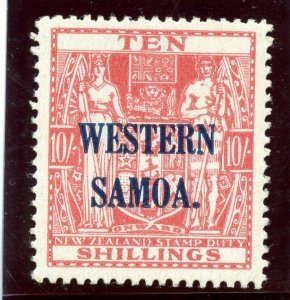 Samoa 1935 KGV 10s carmine-lake superb MNH. SG 191. Sc 177.