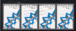 Netherlands 1985 Set of 3 Museum, Scott 671-673 used, value = 75c