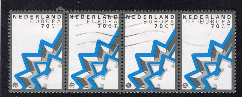 Netherlands 1985 Set of 3 Museum, Scott 671-673 used, value = 75c