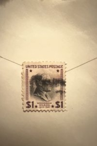 Woodrow Wilson $1 stamp 1938