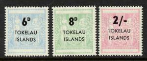 Tokelau 6-8 MNH Crest