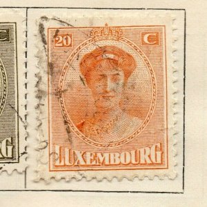Luxemburg 1921 Early Issue Fine Used 20c. NW-191780