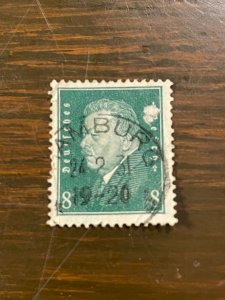 Germany SC 370 Used 8pf President Friedrich Ebert (9) - VF/XF