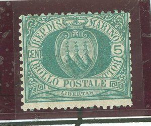 San Marino #6 Mint (NH) Single