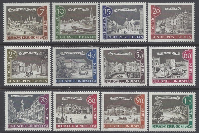 Germany Berlin #9N196-9N207 1962-1963 Mint NH Set of 12