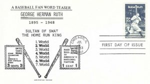 2046 20c BABE RUTH - FDC #47